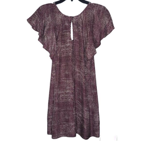 VELVET by Graham & Spencer Stunning Silk Dress with Silver Embellishments Med - Picture 2 of 7